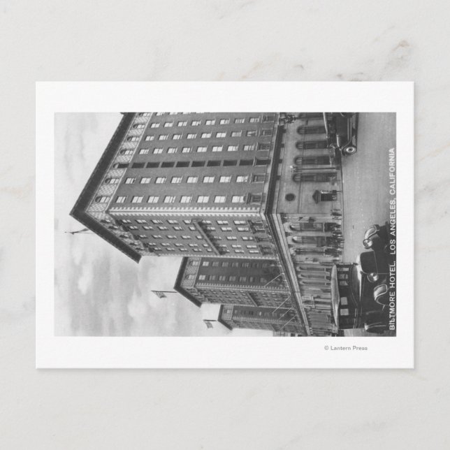 Carte Postale Los Angeles, CA Vue de Biltmore Hotel (Devant)
