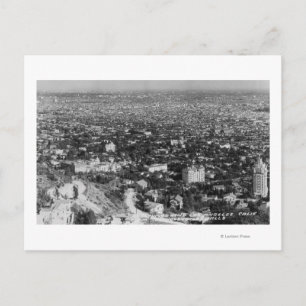 Carte Postale Los Angeles, CA Vue sur Hollywood Hills