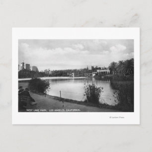 Carte Postale Los Angeles, CA West Lake Park City View