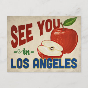 Carte Postale Los Angeles California Apple - Vintage voyage