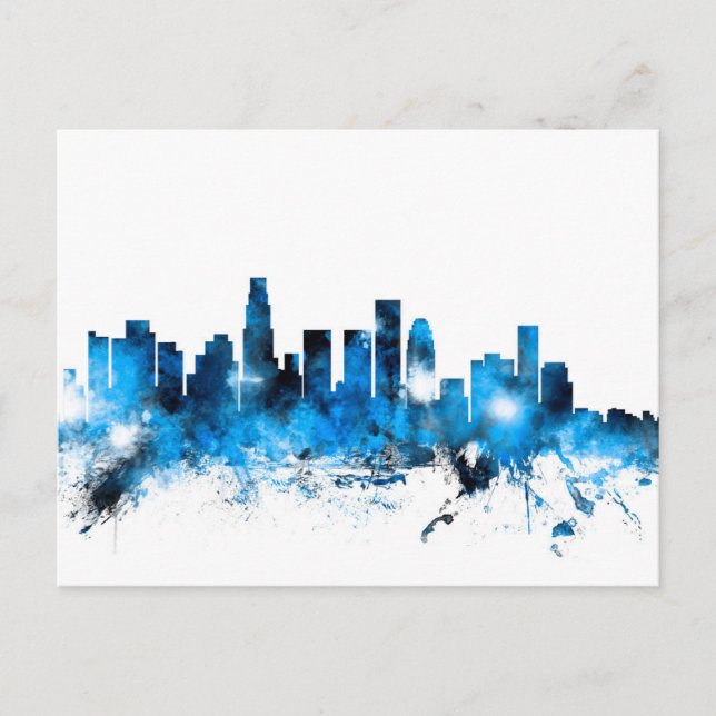 Carte Postale Los Angeles California Skyline (Devant)