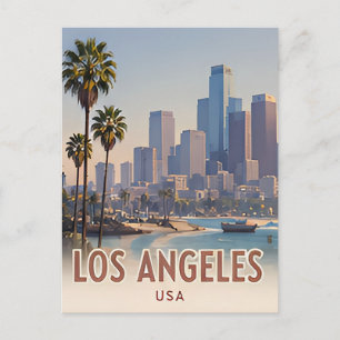 Carte Postale ✈️ Los Angeles Californie Souvenirs 🌴