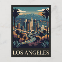 Los Angeles Californie Voyage Rétro Vintage