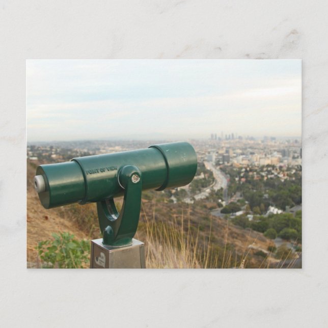 Carte Postale Los Angeles de Mulholland Drive (Devant)