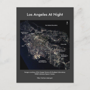 Carte Postale Los Angeles La Nuit