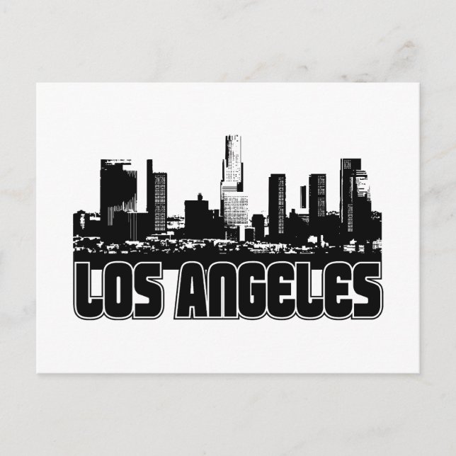 Carte Postale Los Angeles Skyline (Devant)