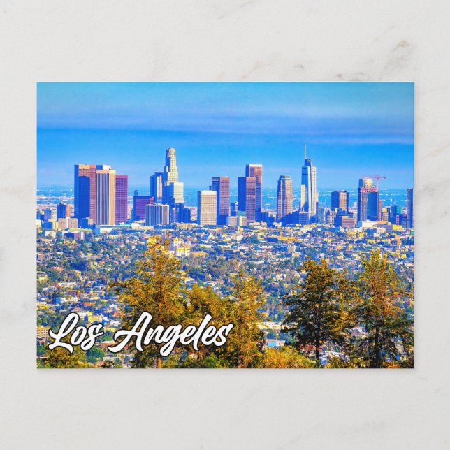 Carte Postale Los Angeles Skyline, Californie, USA (Devant)