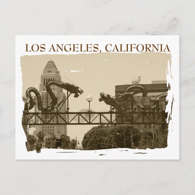 Carte Postale Los Angeles Style vintage ! (Devant)