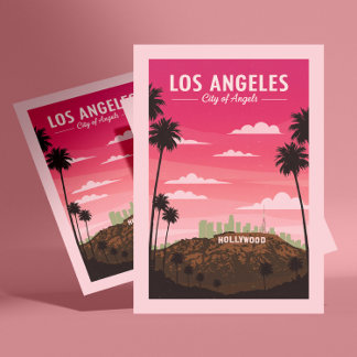 Carte Postale Los Angeles vintage