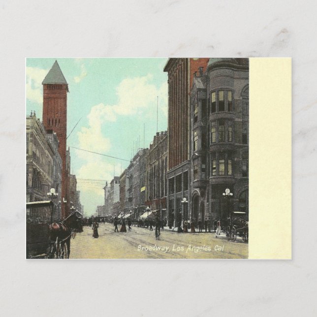 Carte Postale Los Angeles vintage Californie (Devant)