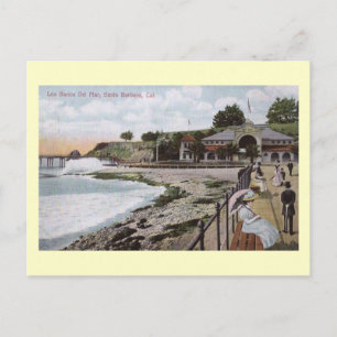 Carte Postale Los Banos del Mar, Père Noël Barbara, Californie V
