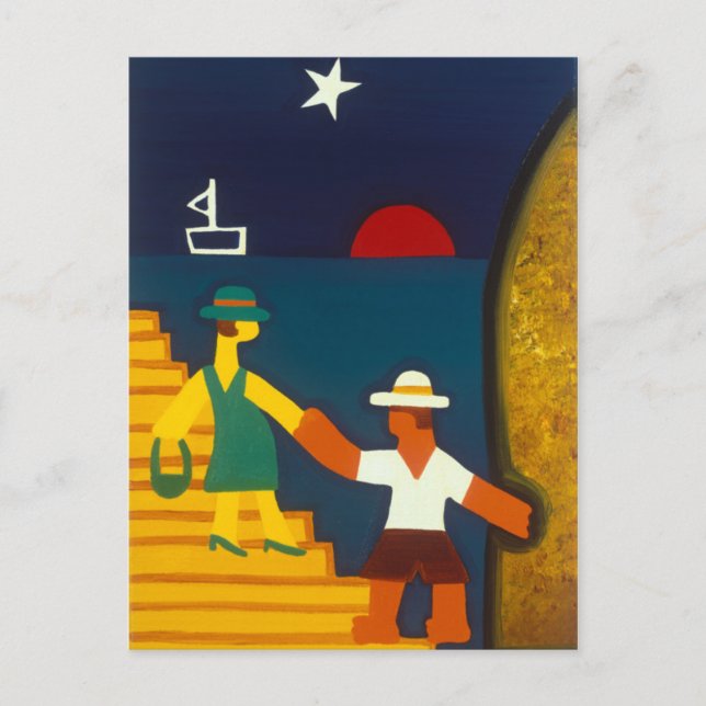 Carte Postale Los Papás de Olivia 2005 (Devant)