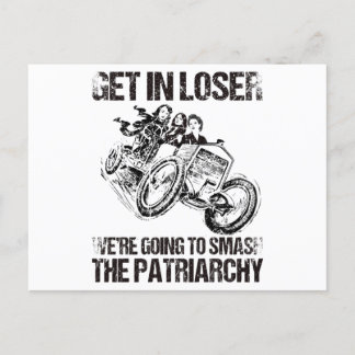 Carte Postale Loser On Va Saccager Le Patriarcat