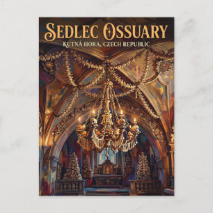 Carte Postale L'Ossuaire de Sedlec République tchèque