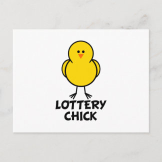 Carte Postale Lottery Chick