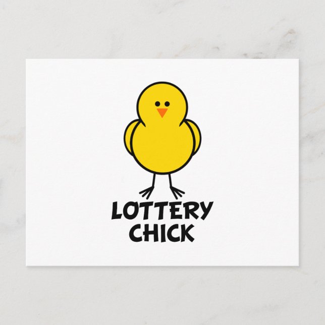 Carte Postale Lottery Chick (Devant)
