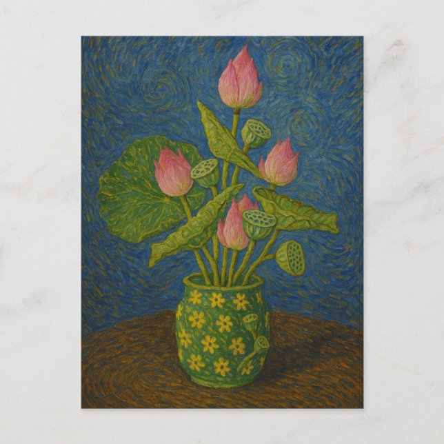 Carte postale Lotus (Devant)