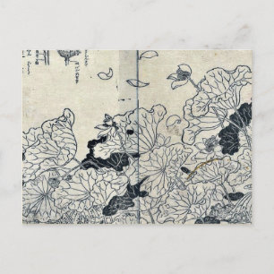 Carte Postale Lotus au vent par Tachibana, Yasukuni