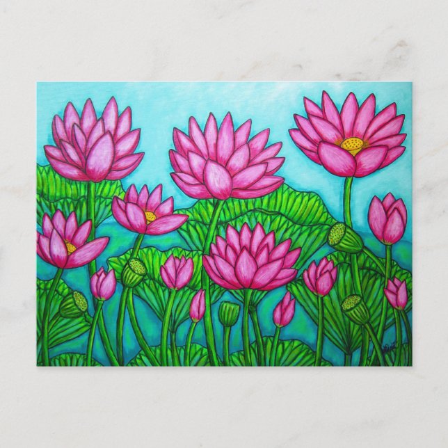 Carte postale Lotus Bliss (Devant)