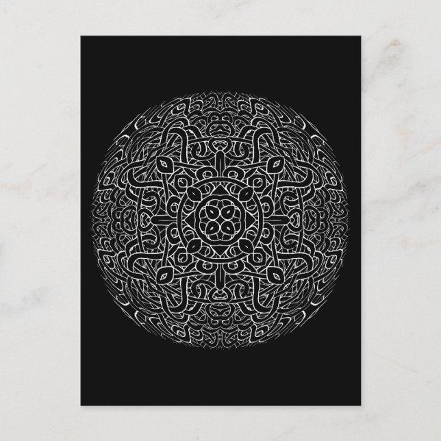 Carte Postale Lotus noir 2 (Devant)