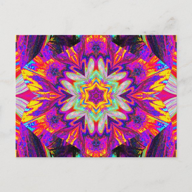 CARTE POSTALE LOTUS PEINTS 30 (Devant)