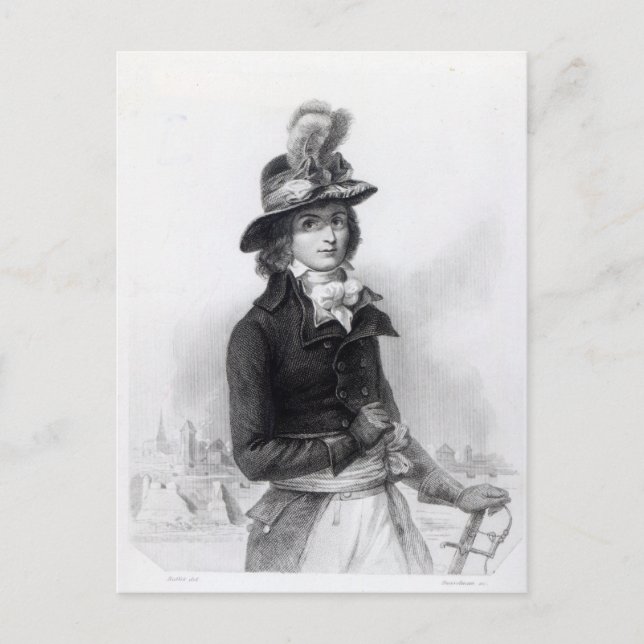 Carte Postale Louis Antoine de Saint-Just (Devant)