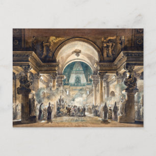 Carte Postale Louis-Jean Desprez Procession funéraire