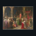 Carte Postale Louis VII le Jeune, Roi de France<br><div class="desc">Louis VII | par Jean Baptiste Mauzaisse | Lieu artistique : Château de Versailles,  France | Artiste français | Numéro de collection d'images : XIR200596</div>