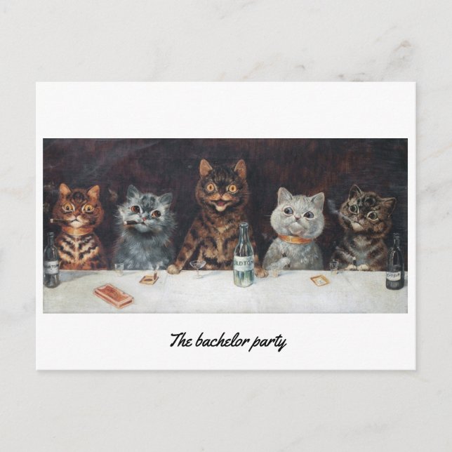 Carte Postale Louis Wain (Devant)