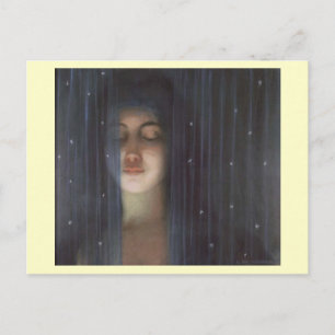 Carte Postale Louis Welden Hawkins, A Veil ca.1890