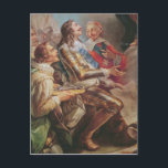 Carte Postale Louis XIII dédiant l'église Notre-Dame<br><div class="desc">Louis XIII | par Carle van Loo | Lieu artistique : Église Notre-Dame-des-Victoires,  Paris,  France | Artiste français | Numéro de collection d'images : XIR158276</div>