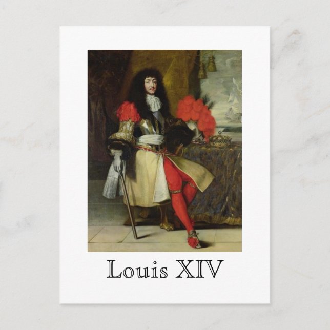 Carte Postale Louis XIV (Devant)