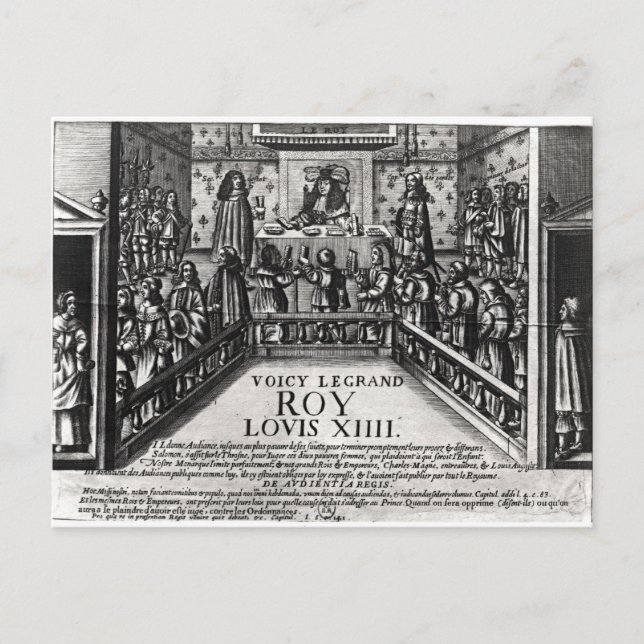 Carte Postale Louis XIV (Devant)