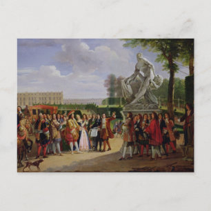 Carte Postale Louis XIV Dédicace à Puget 'Milo de