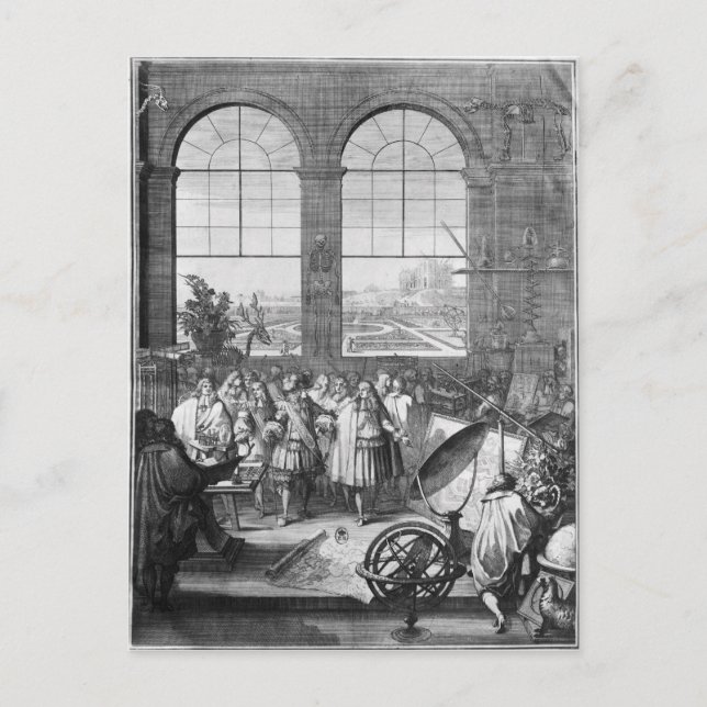 Carte Postale Louis XIV et son Entourage Visite (Devant)