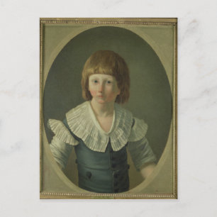 Carte Postale Louis XVII, 8 ans, au Temple, 1793