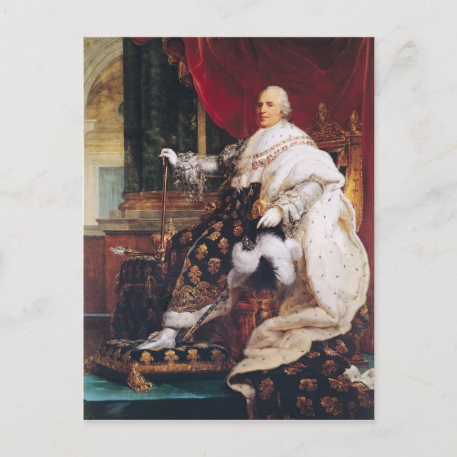 Carte Postale Louis XVIII (Devant)