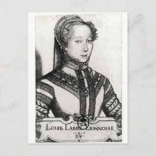 Carte Postale Louise Labe La Belle Cordiere, 1555