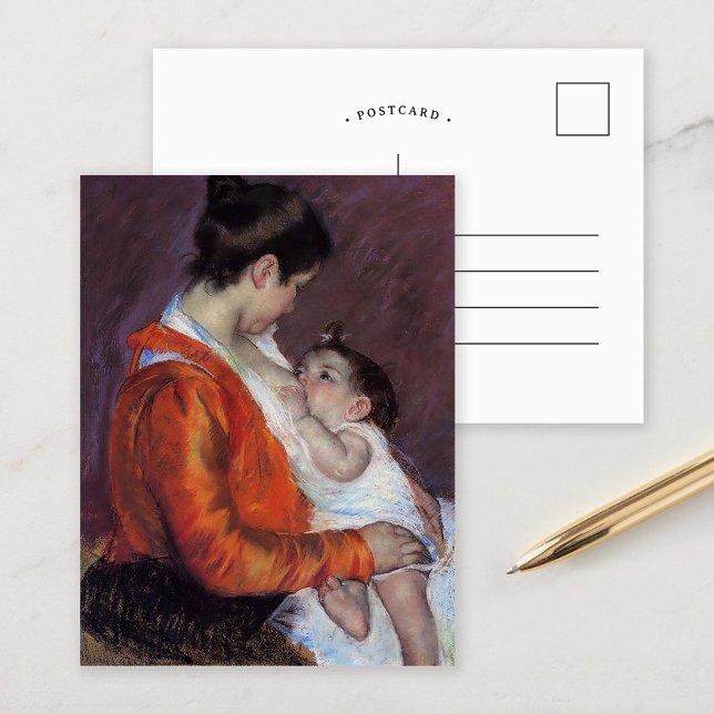 Carte Postale Louise Nuring Son Enfant | Mary Cassatt (Créateur téléchargé)