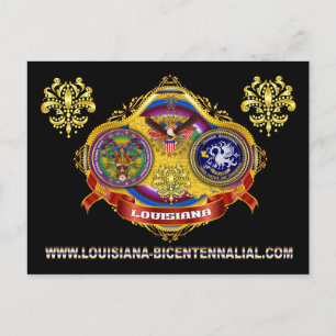 Carte Postale Louisiana Bicent. Mardi Gras BUILD-3