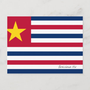 Carte Postale Louisiana Flag 1861