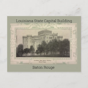 Carte Postale Louisiana State Capital Building Postcard (1908)