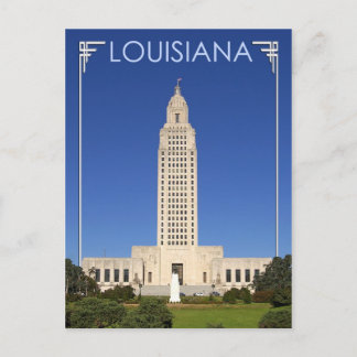 Carte Postale Louisiana State Capitol building, Baton Rouge