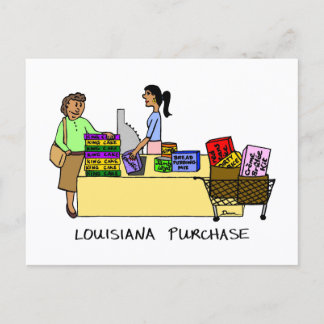 Carte Postale Louisiane Achat Amusant Mardi Gras Humour de dessi