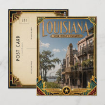 Louisiane Art Déco Vintage de l'Âge d'Or