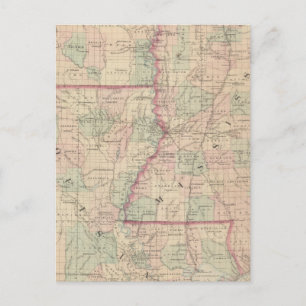 Carte Postale Louisiane et Mississippi