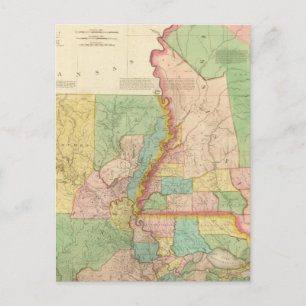Carte Postale Louisiane et Mississippi 3