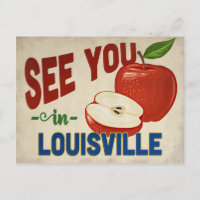 Louisville Kentucky Apple - Vintage voyage