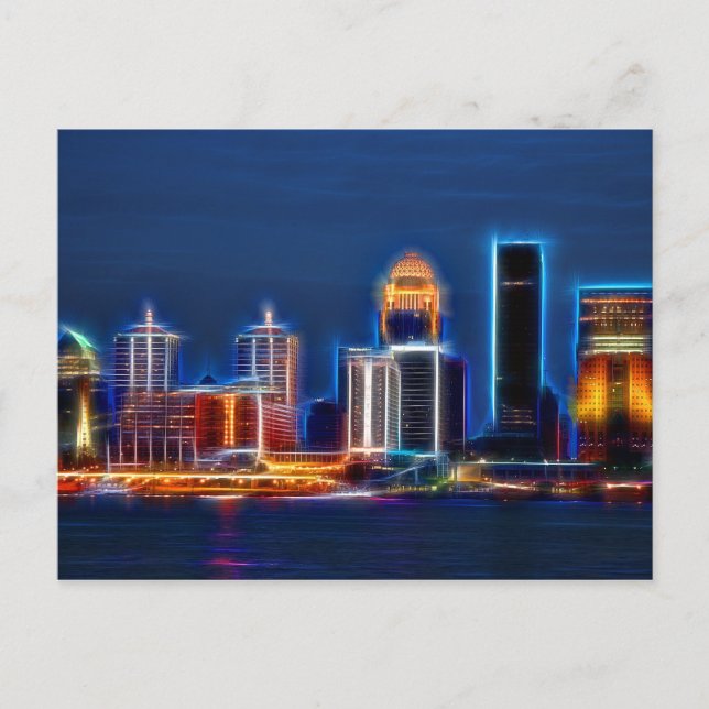 Carte Postale Louisville Ky Skyline (Devant)
