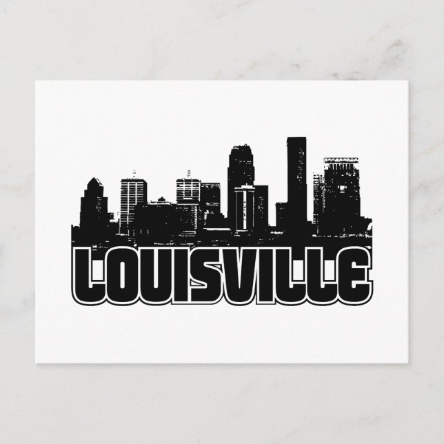 Carte Postale Louisville Skyline (Devant)